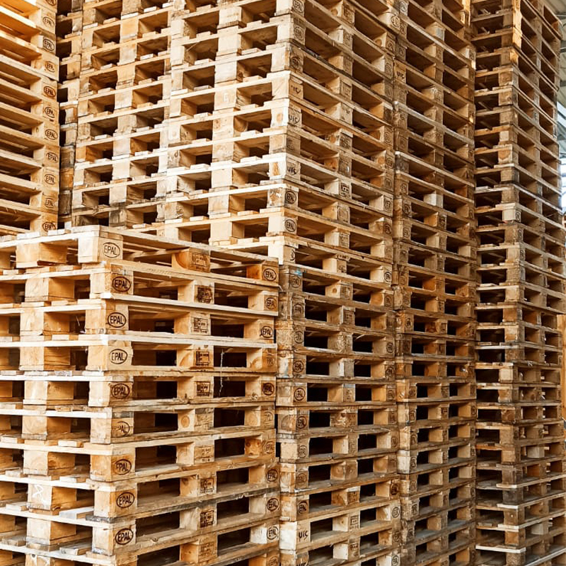 Zdjęcie naszego zaopatrzenia w palety EPAL.