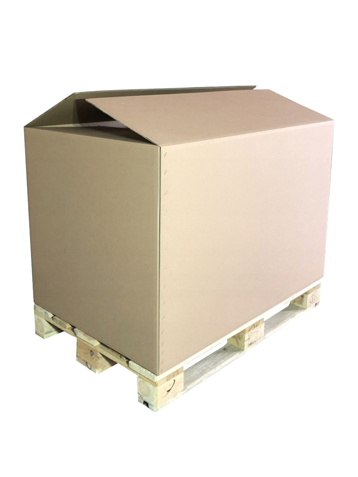 Zdjęcie pudełka na palecie.